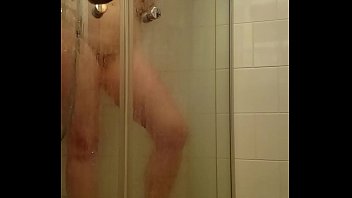 my wife in the shower : hidden cam.