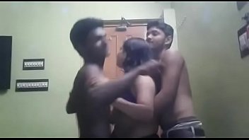 fucking girl with two boys