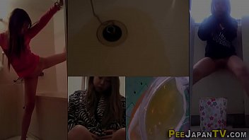 real japanese teen pees