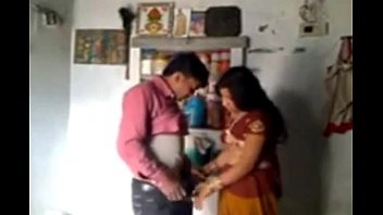 indian wife and husband in romantic.