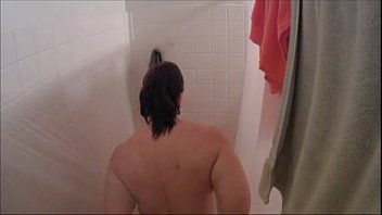 actress and model shy bbw taking bath shower naked