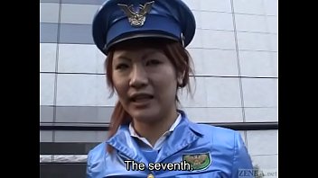 subtitled japanese public nudity miniskirt police.