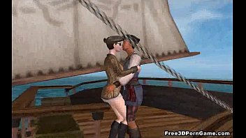 hot 3d cartoon pirate babe gets fucked and fisted