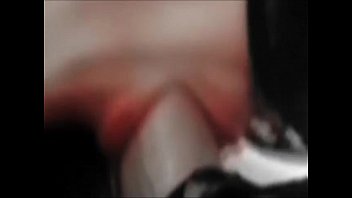asian wife red lipstick blowjob