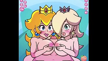 super mario: princess peach and rosalina.
