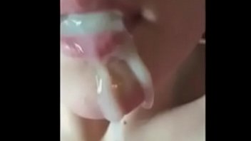 cum in the mouth with hot.