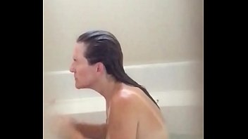 sexy wife voyeured in bathtub