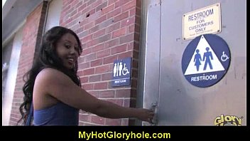 gloryhole blowjob - lets clean this white dick 14