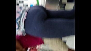 candid black milf with jiggly phat ass in.