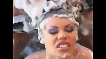 fucking her hair in hot tub - who.