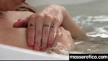 petite girl gives big boobs lesbian an orgasm.