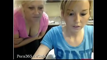 mommy joins daughters webcam performance