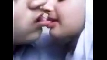 pakistani college couple lip locks french.